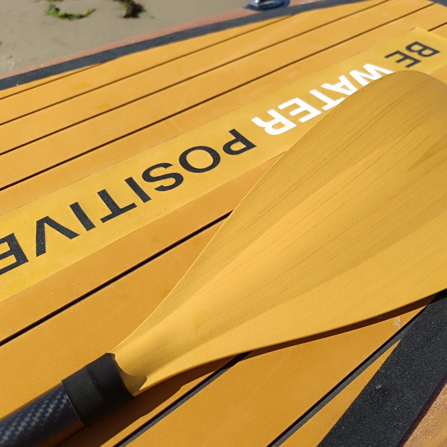 Paddle Board Explorer II SUP with Kayak Conversion Kit 12′ Wooden Style