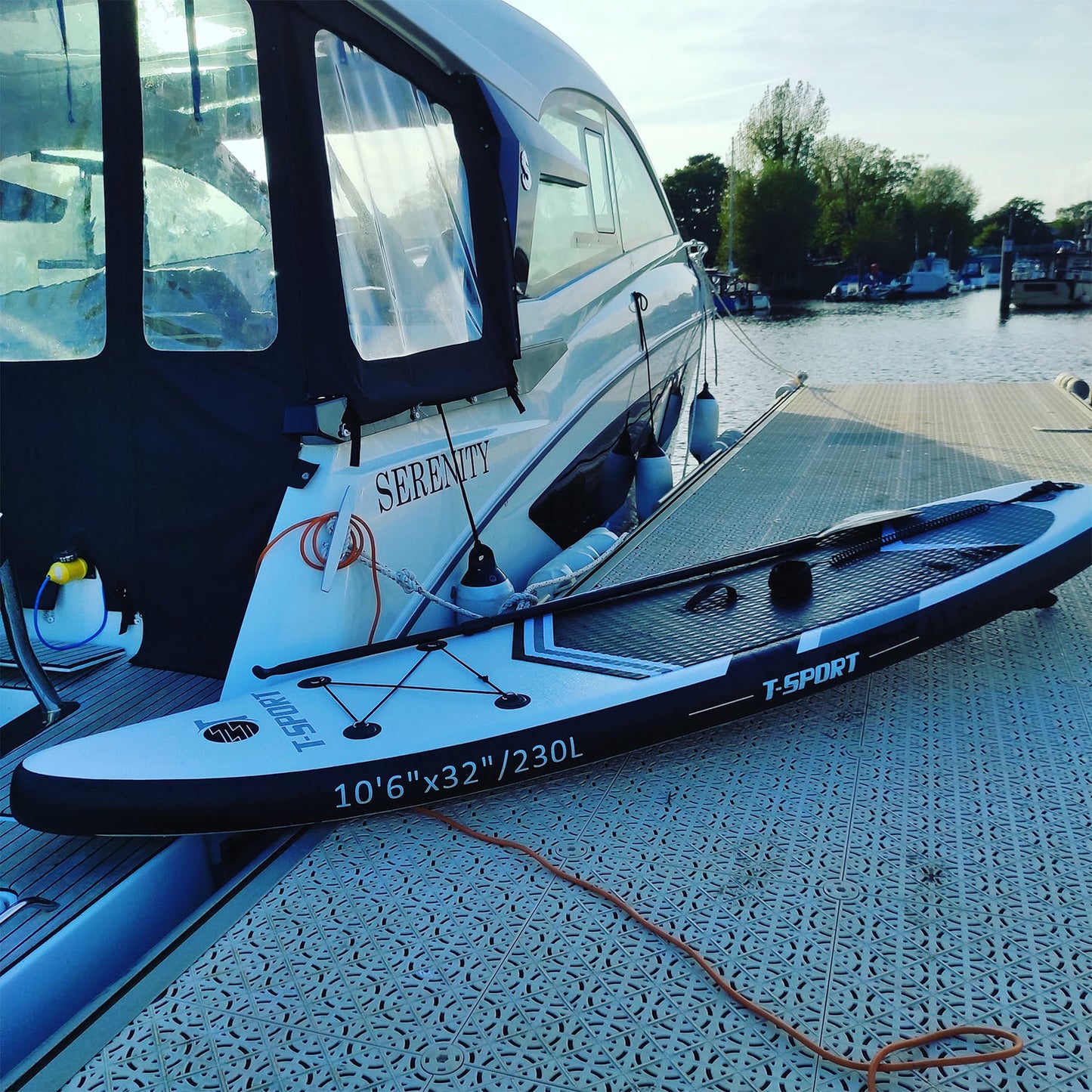 10'6" Black Wing Inflatable Paddle Board